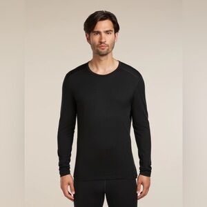 Icebreaker Merino Wool Men's Size XL Long Sleeve Crewe Bodyfit 200 Top Hiking